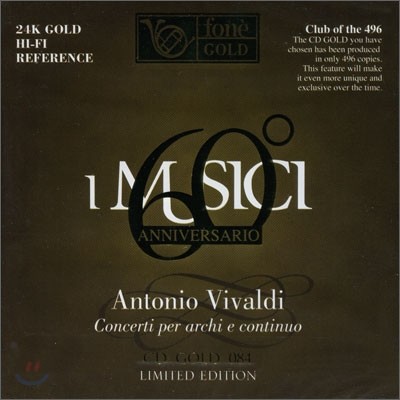 I Musici ߵ :   ְ -  ġ 60ֳ  (Vivaldi: Concerti per Archi e Cembalo) 