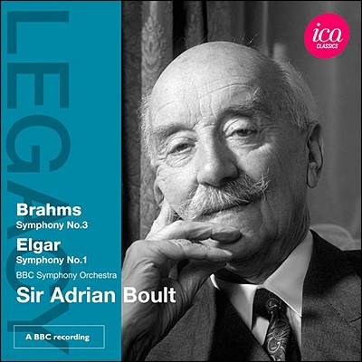 Adrian Boult :  3 / :  1 (Brahms: Symphony Op.90 / Elgar: Symphoy Op.55) 