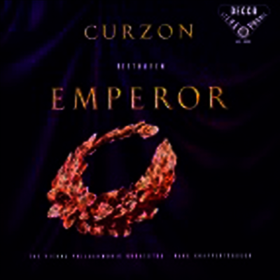 Clifford Curzon,Hans Knappertsbusch — 베토벤: 피아노 협주곡 5번 `황제` (Beethoven: Piano Concerto No.5 In E Flat Major Op.73 'Emperor') - Clifford Curzon 앨범 커버