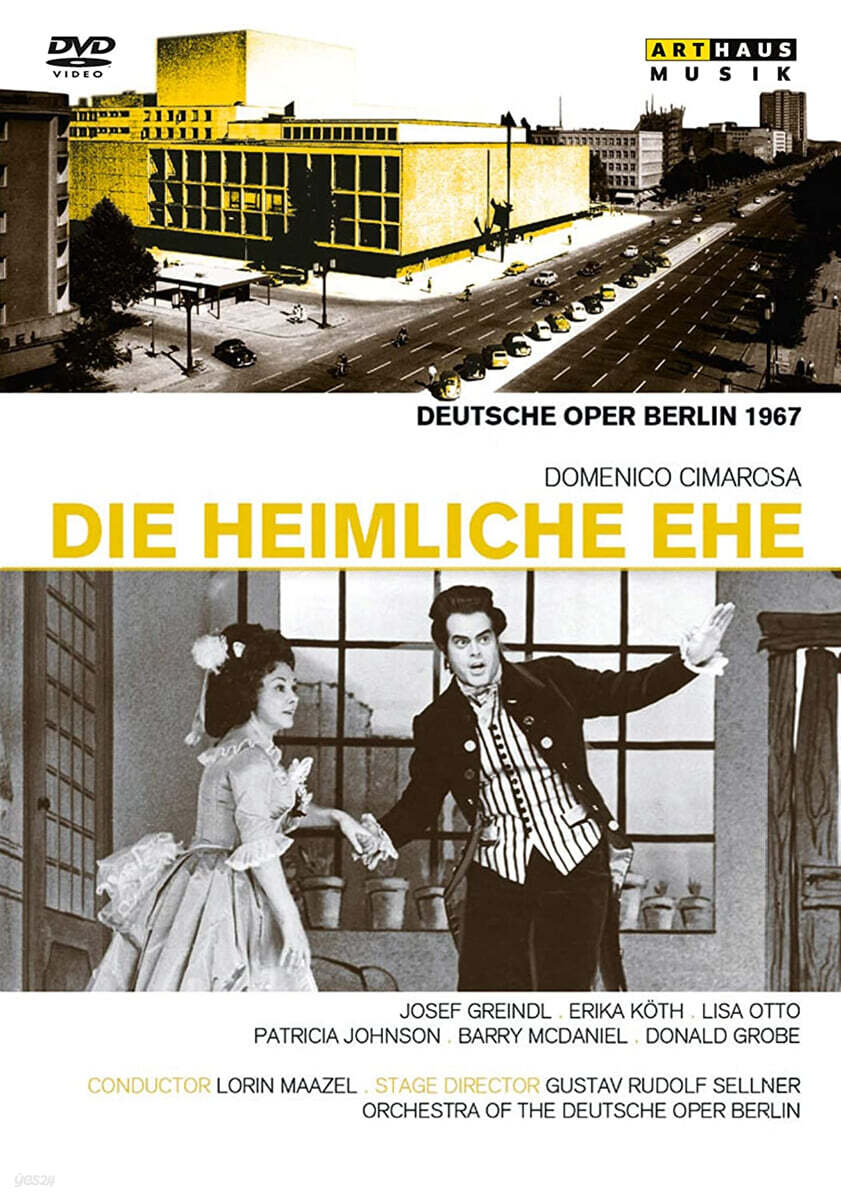 Lorin Maazel 치마로사: 오페라 부파 '비밀결혼' (Domenico Cimarosa: Die Heimliche Ehe)
