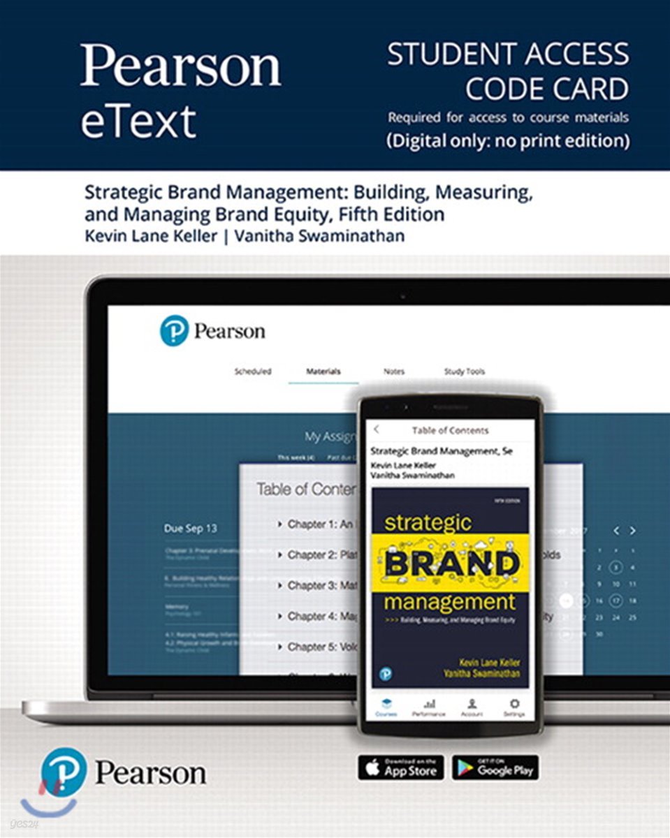 Pearson Etext for Strategic Brand Management