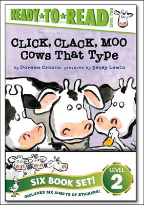 Click, Clack! Ready-To-Read Value Pack: Click, Clack, Moo; Giggle, Giggle, Quack; Dooby Dooby Moo; Click, Clack, Boo!; Click, Clack, Peep!; Click, Cla