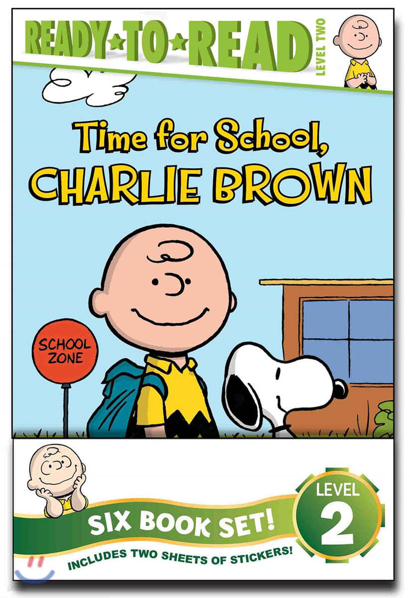 Peanuts Ready-To-Read Value Pack: Time for School, Charlie Brown; Make a Trade, Charlie Brown!; Lucy Knows Best; Linus Gets Glasses; Snoopy and Woodst