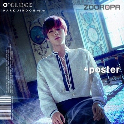 [미개봉][주로파][포스터+지관통] 박지훈(워너원) 미니앨범 1집 O CLOCK LOVE