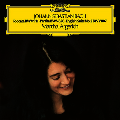 Martha Argerich — 바흐: 영국 모음곡 & 파르티타 2번 (Bach: English Suite and Partita No.2) - Martha Argerich 앨범 커버