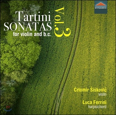 Crtomir Siskovic / Luca Ferrini ּ ŸƼ: ̿ø ҳŸ 3 (Giuseppe Tartini: Sonatas For Violin And B.C. Vol.3)
