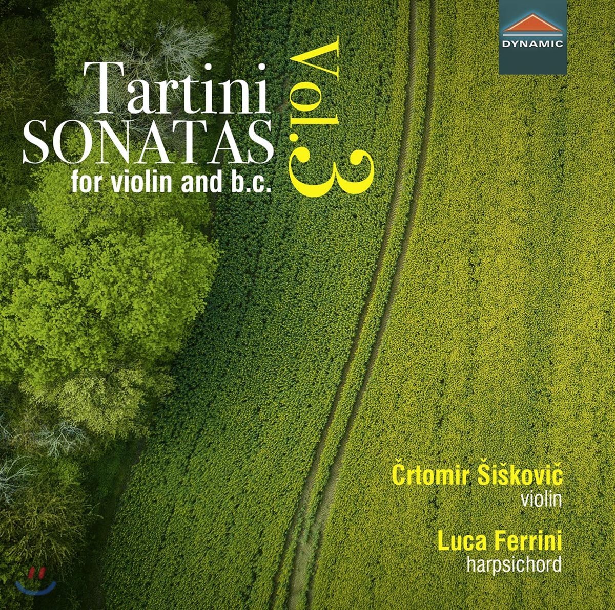 Crtomir Siskovic / Luca Ferrini 주세페 타르티니: 바이올린 소나타 3집 (Giuseppe Tartini: Sonatas For Violin And B.C. Vol.3)