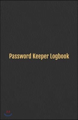 Password Keeper Logbook: Internet Address & Password Organizer with Table of Contents (Leather Design Cover) 5.5x8.5 Inches