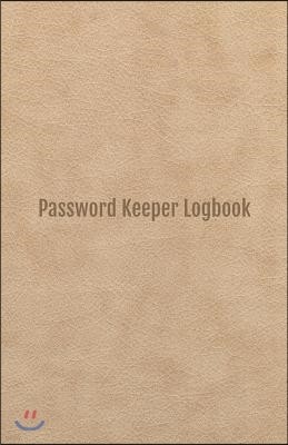 Password Keeper Logbook: An Organizer for All Your Passwords with Table of Contents, 5.5x8.5 Inches