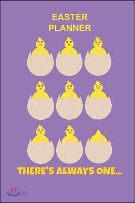 Cute Yellow Chicks Easter Planner: Relieve Stress with This Handy Journal to Assist with Preparing for the Easter Weekend. Create Lists for Gifts Card