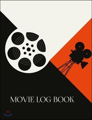 Movie Log Book: Movie Review Book to Write In, Film Criticism, for 130 Movies, Softcover, Size 8.5x11inches, Cover: Vintage