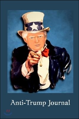 Anti-Trump Journal: Surviving the Trump Presidency One Journal at a Time, Uncle Sam on Blue