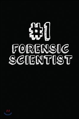 #1 Forensic Scientist: Blank Lined Composition Notebook Journals to Write in