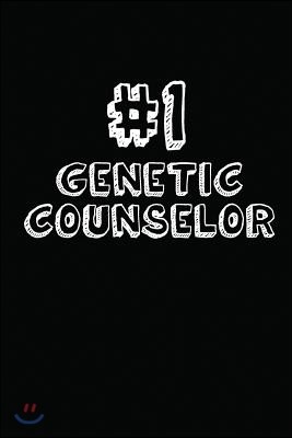 #1 Genetic Counselor: Blank Lined Notebook Journal to Write in