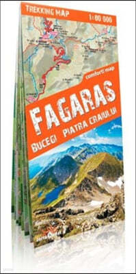 terraQuest Trekking Map Fagaras, Bucegi & Piatra Craiului