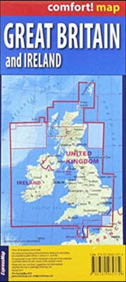 comfort! map Great Britain & Ireland