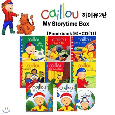  2ź Caillou My Storytime Box (Paperback 6 + CD 1)