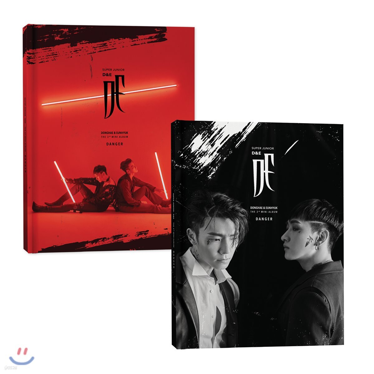 슈퍼주니어-D&amp;E - 미니앨범 3집 : DANGER [블랙, 레드 버전 랜덤발송]