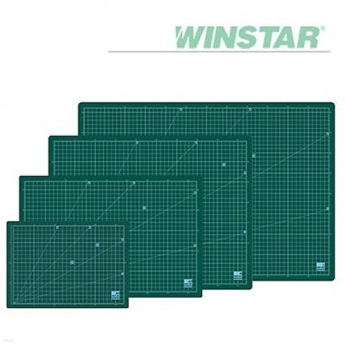 윈스타 녹색  450X300 A3 데스크 고무매트