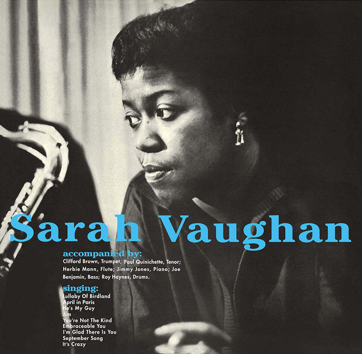 Sarah Vaughan (사라 본) - With Clifford Brown [블루 컬러 LP]