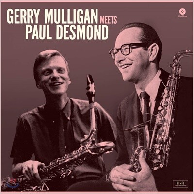 Gerry Mulligan — Meets Paul Desmond 앨범 커버