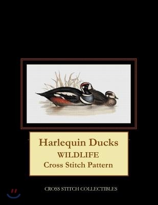 Harlequin Ducks: Wildlife Cross Stitch Pattern