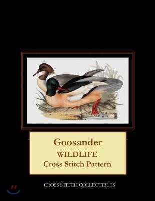 Goosander: Wildlife Cross Stitch Pattern