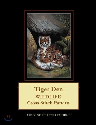 Tiger Den: Wildlife Cross Stitch Pattern