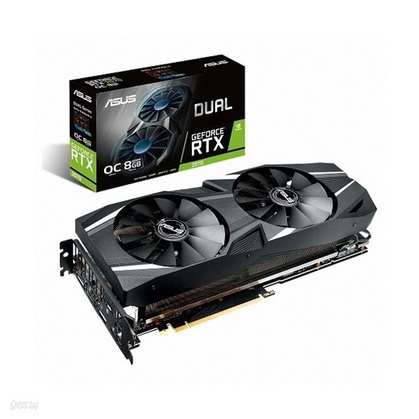 ASUS DUAL 지포스 RTX 2070 O8G D6 8GB