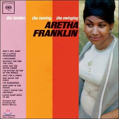 Aretha Franklin — The Tender, The Moving, The Swinging 앨범 커버