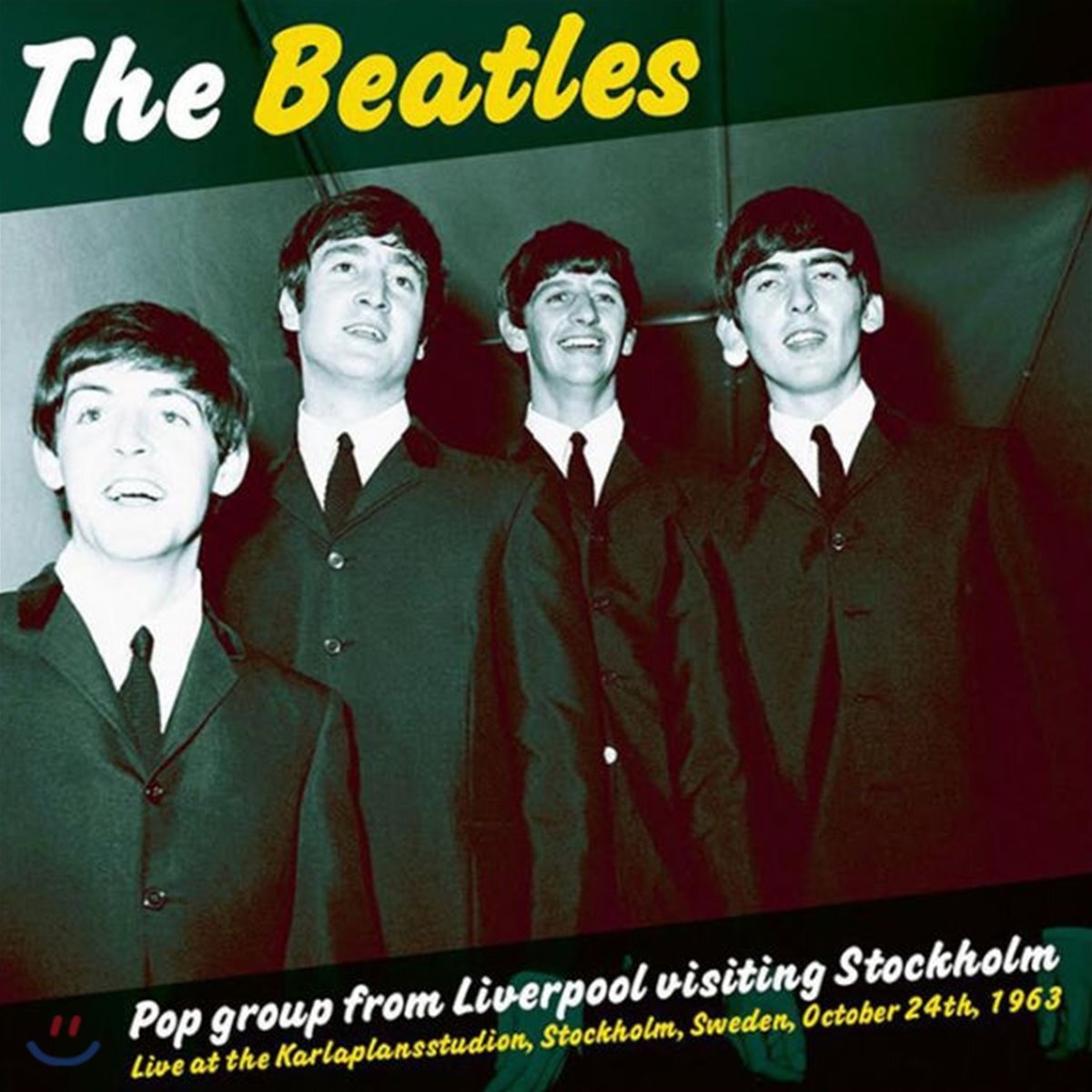 Beatles (비틀즈) - Pop Group From Liverpool Visiting Stockholm [LP]