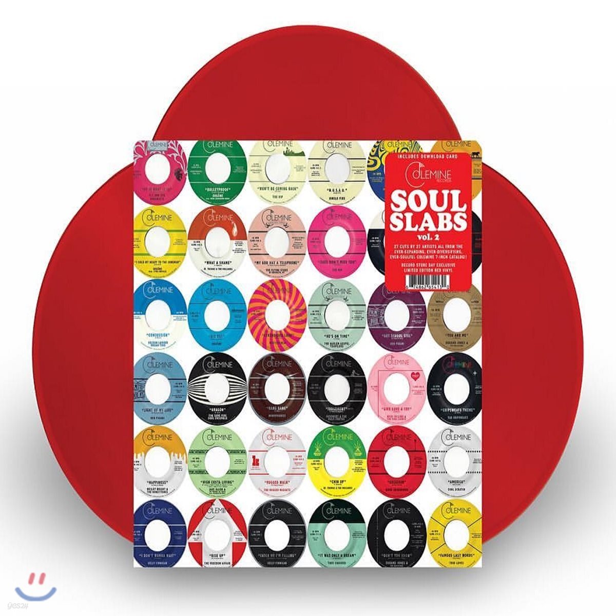 Colemine Records 훵크 & 소울 음악 모음집 2집 (Soul Slabs Volume 2) [레드 컬러 3LP 박스 세트]