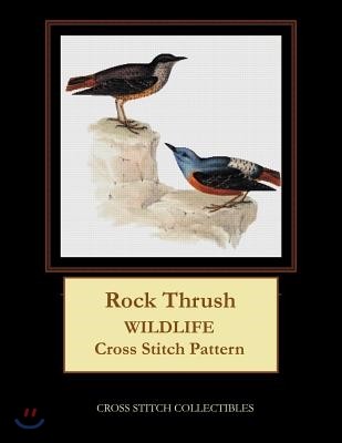 Rock Thrush: Wildlife Cross Stitch Pattern