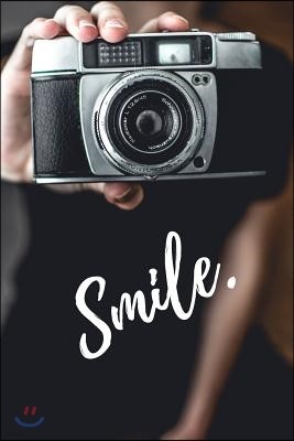 Smile.: Blank Lined Notebook