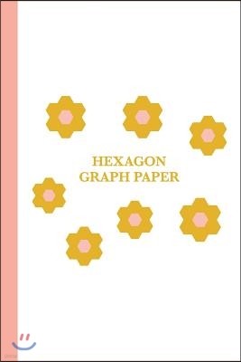 Hexagon Graph Paper: For Design, Drafting, and Sketching Modern and English Paper Piecing Quilt Patterns