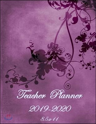Teacher Planner 2019 - 2020 - 8.5 X 11: Weekly Lesson Planner - August to July, Set Yearly Goals - Monthly Goals and Weekly Goals. Assess Progress - B