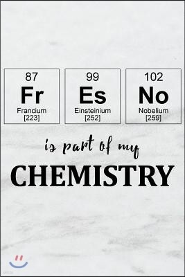 Independently Published Fresno Is Part of My Chemistry: A Periodic Table Inspired Us Cities Matte Soft Cover Notebook Journal to Write In. Blank Lined Pages, Ideal for Chemis