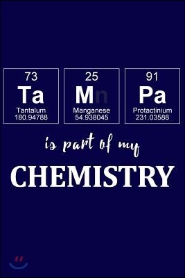 Independently Published Tampa Is Part of My Chemistry: A Periodic Table Inspired Us Cities Matte Soft Cover Notebook Journal to Write In. Blank Lined Pages, Ideal for Chemis