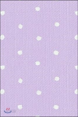 Lavender Lined Notebook: Cute Purple Lavender Polka Dot Lined Composition Notebook Blank Journal Diary Notepad - Birthday Gift for Women - Spri