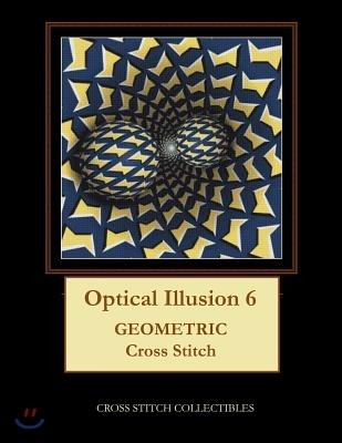 Optical Illusion 6: Geometric Cross Stitch Pattern