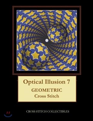 Optical Illusion 7: Geometric Cross Stitch Pattern