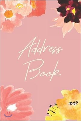 Address Book: Alphabetical Organizer With Birthday, Address, Work/Mobile Numbers, Social media And Email