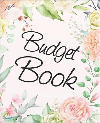 Budget Book: Account Book Expense Tracker, Income and Expenses Log Book, Spending Log Book 7.5x9.25 in