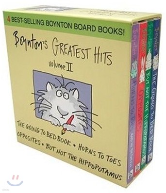 Boynton's Greatest Hits the Big Yellow Box (Boxed Set): The Going to Bed Book; Horns to Toes; Opposites; But Not the Hippopotamus