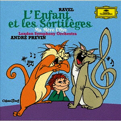 라벨: 오페라 '어린이와 마법', 모음곡 '어미 거위' (Ravel: L'enfant Et Les Sortileges, Ma Mere L'oye-Ballet) (SHM-CD)(일본반) - Andre Previn