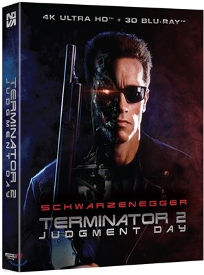 터미네이터 2 : 심판의 날 (2Disc 4K UHD + 3D 스카나보 풀슬립) : 블루레이
