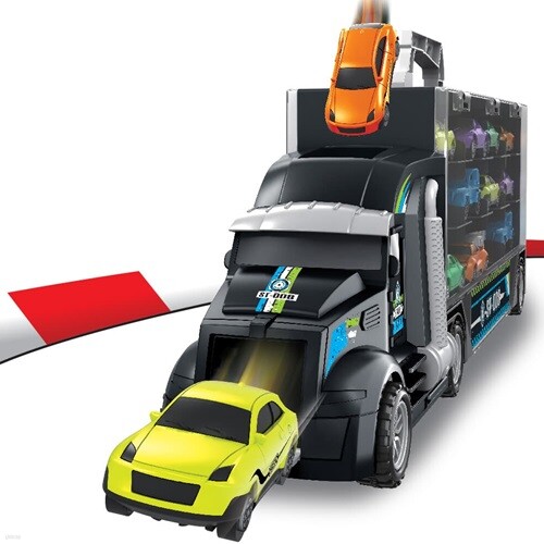 미니카 트럭 캐리어 자동차 장난감 세트