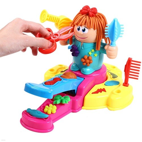 즐거운 미용실 놀이 클레이 헤어드레서 점토놀이