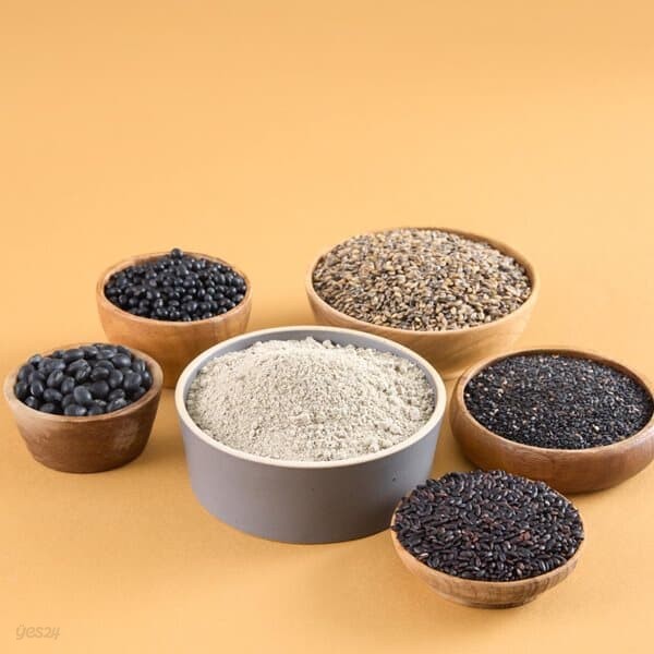 [싸리재] 싸리재 [검은곡식 미숫가루 300g] 검은콩선식 흑임자 식사대용 곡물쉐이크 - 인공화학첨가물 0% 우리 농산물로 만듭니다