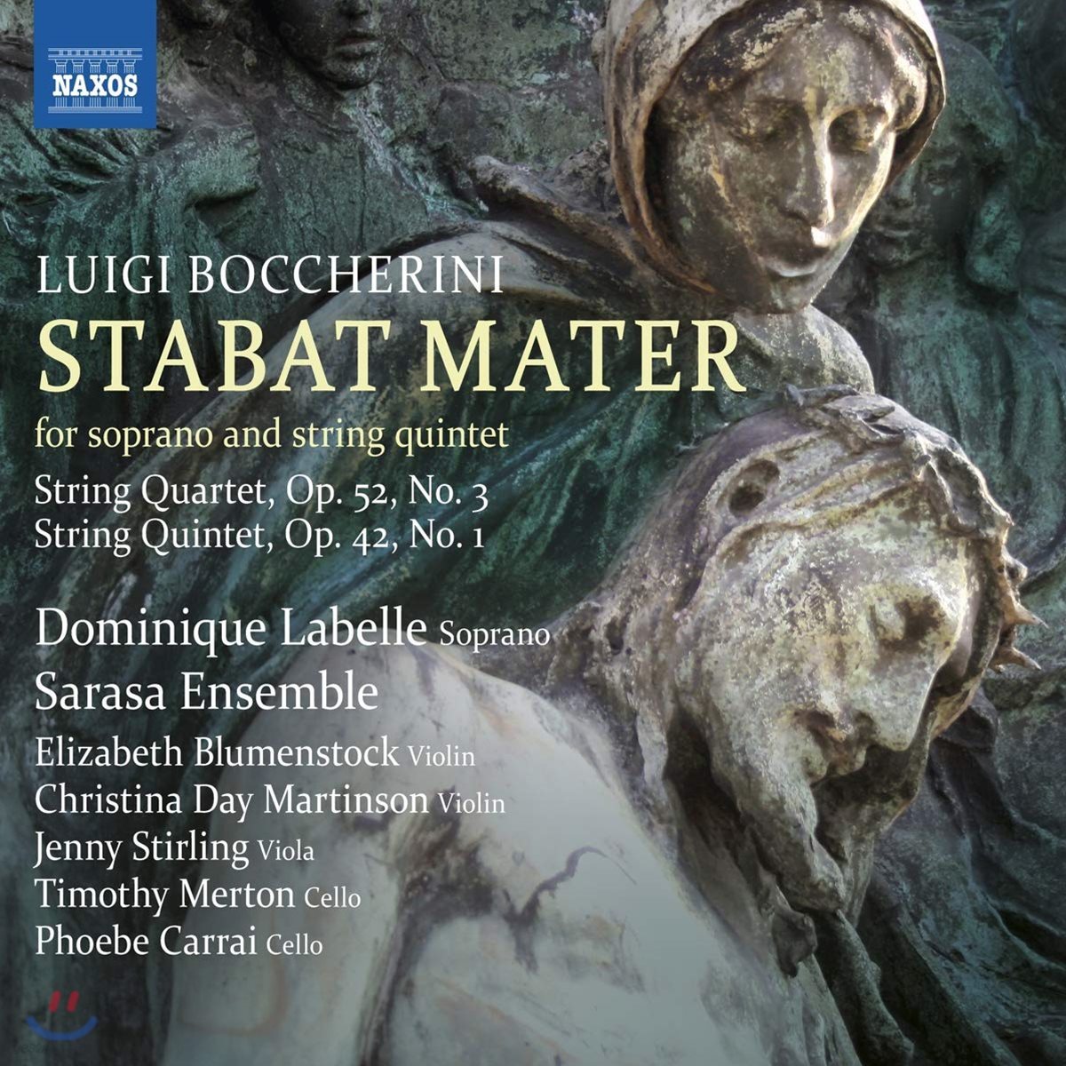 Sarasa Ensemble 보케리니: 스타바트 마테르 [관현악 버전], 현악 사중주, 오중주 (Boccherini: Stabat Mater)
